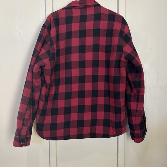 Tailor Vintage Mens Jacket Large Plaid Warm Thick Pockets Sherpa Lined Heritage - Picture 7 of 14